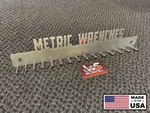 Metric Wrench Rack - Holds 15 Snapon Craftsman Mac Matco Blue Point Winterfab New. Price: $21.99.