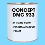Ppg Concept DMC933 Monastral Maroon 1 Quart New. Price: $60.00.