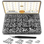 710PCS Machine Screw Assortment, 4-40#6-32#8-32#10-24 Phillips Pan Head Assor... New. Price: $21.16.