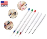 6-PACK Nail Art Liner Set Precision Drawing Dotting Striping Pens Brushes New. Price: $7.80.