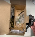 Schlage Residential Lock F59-FLA-716-BRK-RH Deco Flair Inside Used. Price: $107.79.