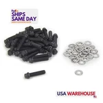 Weld P650-3022, Set Of 32 16IN Dbl Bead Loc Bolt Kit 18 Hole Black Steel Perform New. Price: $101.70.