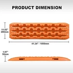 Big Red 41" Off-road Traction Boards, Recovery Tracks, Mat Orange Used. Price: $86.12.