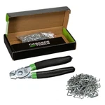 Cascade Tools Hog Pliers Kit With 1000 Pack Of 3/4" Rings Gal New. Price: $23.89.