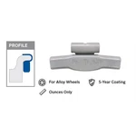 Wegmann Automotive MC075FE 0.75 Oz Steel Coated Clip-on Mcfe New. Price: $19.57.
