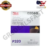 3M 02040 Wetordry Abrasive Sanding Sheets Paint Repair P320 (50CT) Genuine New. Price: $54.00.