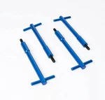 Valve Cover Bar Wing Nuts 1/4"-20 Studs Chevy Aluminum Blue Set Of New. Price: $23.97.