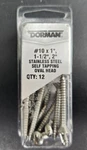 (12 Pack) Dorman 784-145D Self Tapping Screws; NO.10 X In, 1-1/2 In., New. Price: $8.49.