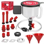 22-PIECE No-spill Coolant Filling Funnel Kit And Siphon Hose Pump, Radiator New. Price: $46.99.
