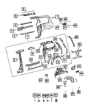 Genuine Mopar Weld Stud 6105018AA New. Price: $6.88.
