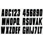 Seachoice Premium Letter Number Kit 144-PIECE Black #74129 New. Price: $14.37.