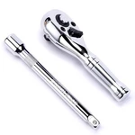 Strugdeas 1/4-INCH Ratchet Wrench, 72-TOOTH Stubby Drive, Silvery New. Price: $11.23.