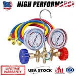 3 Hose 4 Way Refrigeration Complete Manifold Gauge Professional Set Hvac Tool New. Price: $31.93.