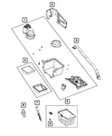 Genuine Mopar Stow & Vacuum Assembly 68321428AA New. Price: $161.68.