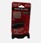 Milwaukee Ft Tape Measure Wide Blade 48-22-1230 New. Price: $35.50.