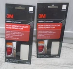3M 03343 Clear 3.75" X 7.75" High Strength Tail Light Lens Repair Film Lot Of 2 New. Price: $14.99.