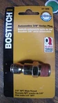 Bostitch 3/8" Quick Connect Plug Automotive Coupler Npt Male # AC-38M New. Price: $9.95.