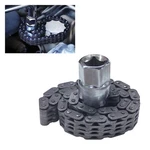 Bdzmc Automotive Oil Filter Chain Wrench, Adjustable Pipe Silver&black New. Price: $21.64.