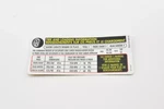 Genuine Volkswagen Label 5GM-010-000-KF New. Price: $19.09.
