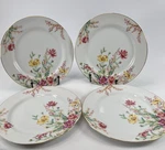 Kent China Springfield Salad Plates Set Of 4 Vintage Floral Gold Trim Japan 7.5" Used. Price: $29.95.