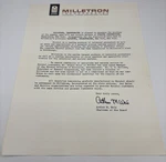 Milletron Incorporated Pyrotel Corporation Sale Announcement Letter Pyrometer Used. Price: $18.07.