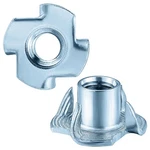 50PCS 5/16-18 T-nut Zinc Four-jaw For Home, Hotel Outdoor Threaded Insertion New. Price: $16.97.