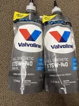 2 Pack Valvoline Flex Fill 75W-140 Full Synthetic Gear Oil Qt Squeeze Pouch New. Price: $34.99.