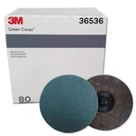 3M 36536 Green Corps Roloc Disc, Tr, 3.000" X 80 Grit (replaces 01406) 25PK New. Price: $30.00.