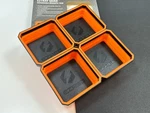 New Ez-red Eztray Orange Quad Expandable Magnetic Tray, Flexible, Non-scratch. Price: $35.99.