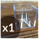 Championship Ring Display Case Box Clear Stand Holder Cube Sport Fantasy Footbal New. Price: $9.99.