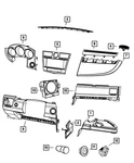 Genuine Mopar Defroster Grille YJ83XDHAC New. Price: $7.97.