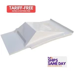Triple X Race SC-BW-5554, One White Fiberglass Sprint Car 5-SERIES Hood Center. Price: $229.33.