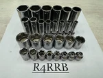 Snap-on Tools Usa New 28 Piece 3/8" Drive Sae Shallow + Deep Fdx Socket Lot Set. Price: $699.95.
