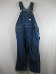 Vintage Big Mac Square Bak Bib Overalls Men 40X25 Blue Union Label Hemmed Jcp Pre-owned. Price: $19.99.