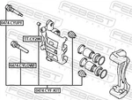 For Febest 0474 Cyf Kit Front Ham Caliper Guide Bmw X5 Neu. Price: $14.71.
