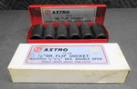 Nos Astro Pneumatic 6PC 1/2" Drive 3/4" X 13/16 Flip Impact Socket Set FS-426 New. Price: $24.95.