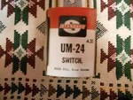 Standard Motor Products UM-24 Universal Push-pull, Brass/marine New. Price: $5.00.