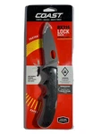 Coast BX316 Lock Back Folding Knife One-handed Opening With Pocket Clip New. Price: $16.99.
