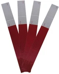 Peterson Manufacturing 465-4K Conspicuity Tape Red/white 11/7 4-STRIP Kit 2" New. Price: $17.61.