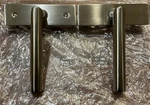 Emtek 5507US15 Stretto Rectangular Rh Passage Lever Sideplate Entry Set Long Open. Price: $76.50.