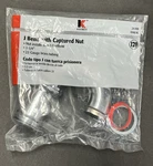 Keeney 1-1/4 In. Chrome Plated 22 Gauge Brass Tubing J-bend W/ Captured Nut New.. Price: $20.69.