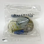Baldwin 4000030 4000.030 Floor Type Half Dome Door Bumper, Polished Brass - Lacq New. Price: $19.99.