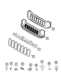 Genuine Mopar Retainer Pin 68463254AA New. Price: $16.26.