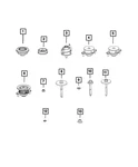 Genuine Mopar Hex Flange Head Tapping Screw & Washer 06513567AA New. Price: $10.54.