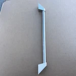 Monogram & Endcap Asm WB15X26538, From ZET2PH1SS Oven Upper Door Handle. Used. Price: $75.00.