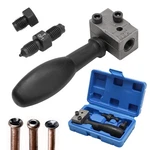 Carbon Steel Brake Line Double Flaring Tool Set W/ Handle For 3/16" Copper Tube New. Price: $19.98.