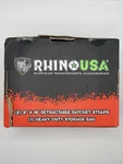 Rhino Usa 10 (X2) Retractable Ratchet Straps & Heavy-duty Storage Bag Set New. Price: $59.99.