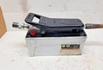Omega Lift 10,000 Psi Air Hydraulic Foot Treadle Pump Use Rams Up 55 Ton For. Price: $126.65.