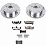 Power Stop K2197-36 Z36 Carbon-fiber Brake Pad & Drilled/slotted Rotor Kit New. Price: $235.50.