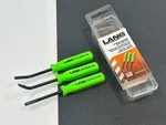 Lang Tools Usa 853-06-3STG 3PC 5" Mini Pocket Pry Bar Set Green Hard Handle New. Price: $35.99.